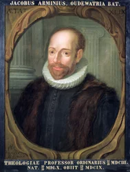 Jacobus Arminius, Profesor de Teología en la Universidad de Leiden (1560-1609)
